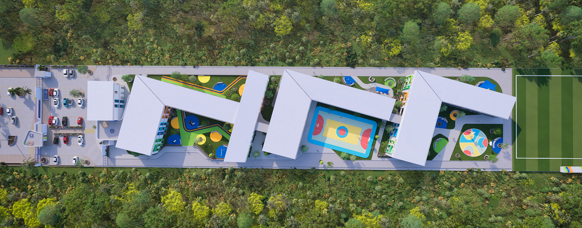 Innova Schools Aurora por C3V Arquitectura